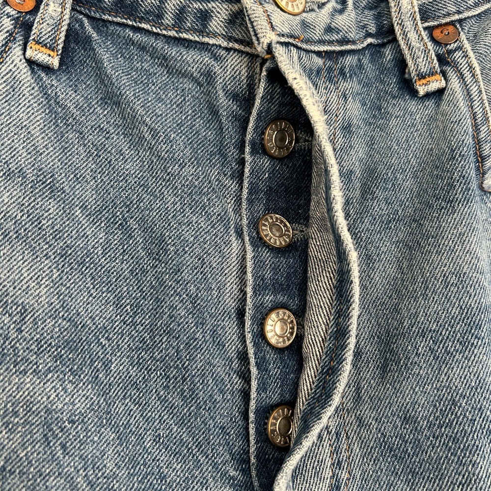 Agolde Feel Good High Waisted Button Fly Jeans Size 27 - Picture 9 of 15